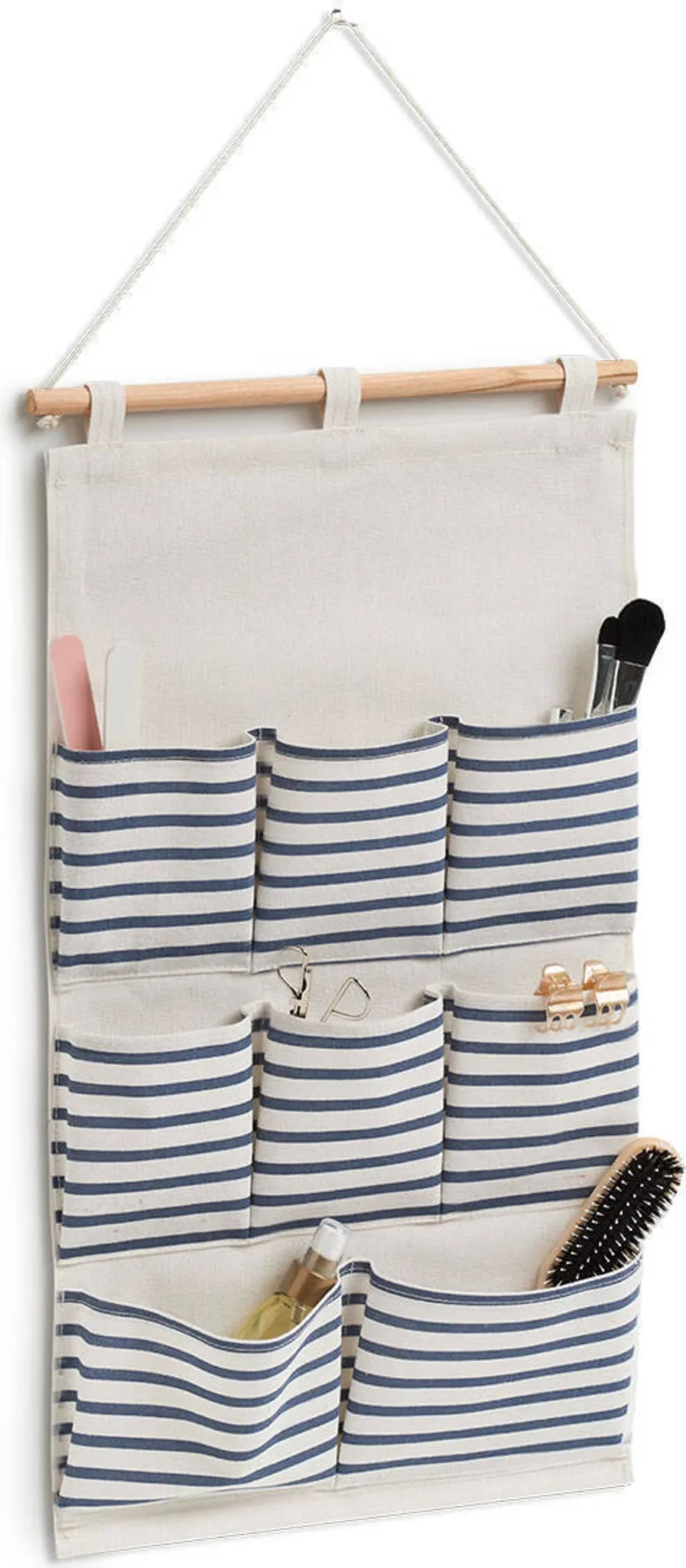 Hängeaufbewahrung mit 8 Fächern – 35 x 60 cm, Stripes Schmuckaufbewahrung Zeller